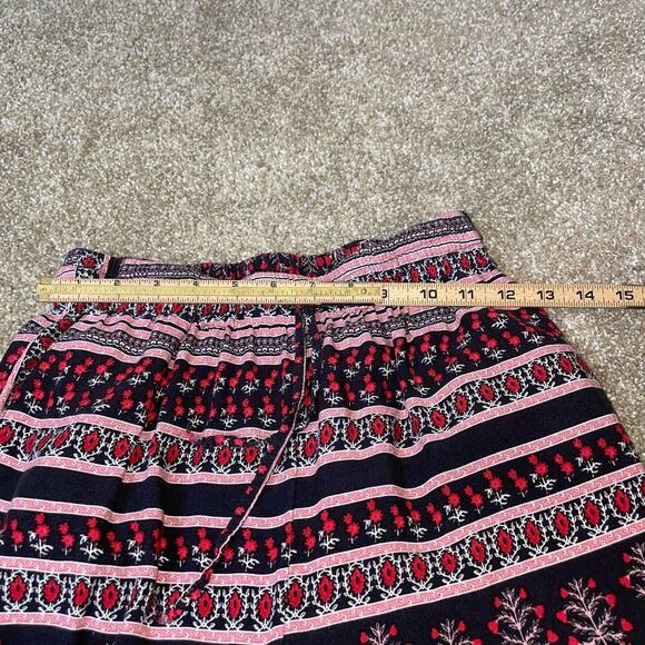 Urban Outfitters pants joggers trousers maroon/red indian inspired pull on - Picture 5 of 7